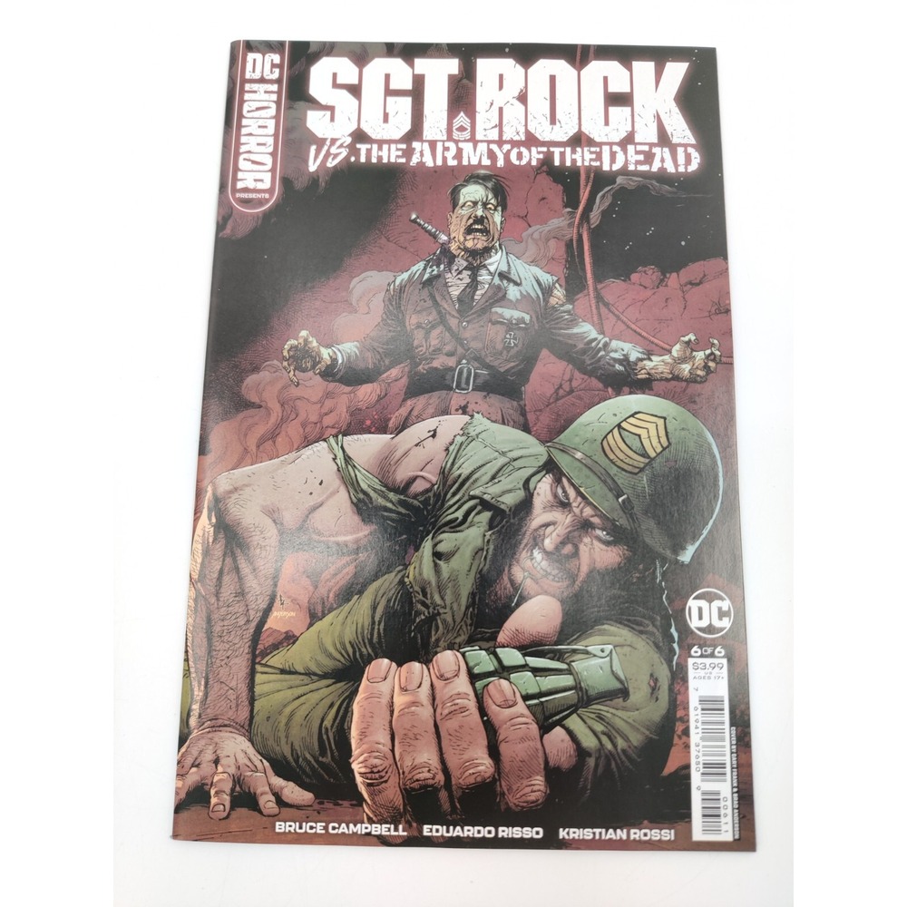 Sgt Rock vs‎ The Army of the Dead 6 Comic Book Bruce Campbell Story DC Comics